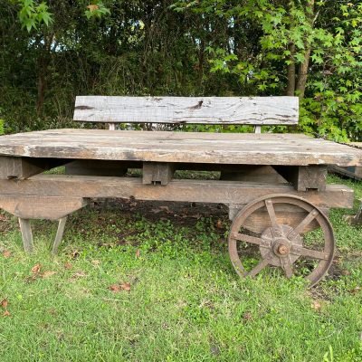 Juego de jardín rústico de quebracho macizo 1
