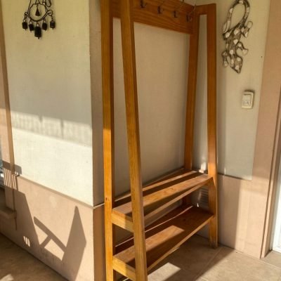 Perchero De Madera De Pie 1